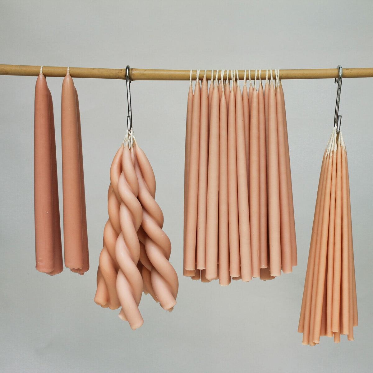 Twisted-Candle-Pink-Blossom-beeswax
