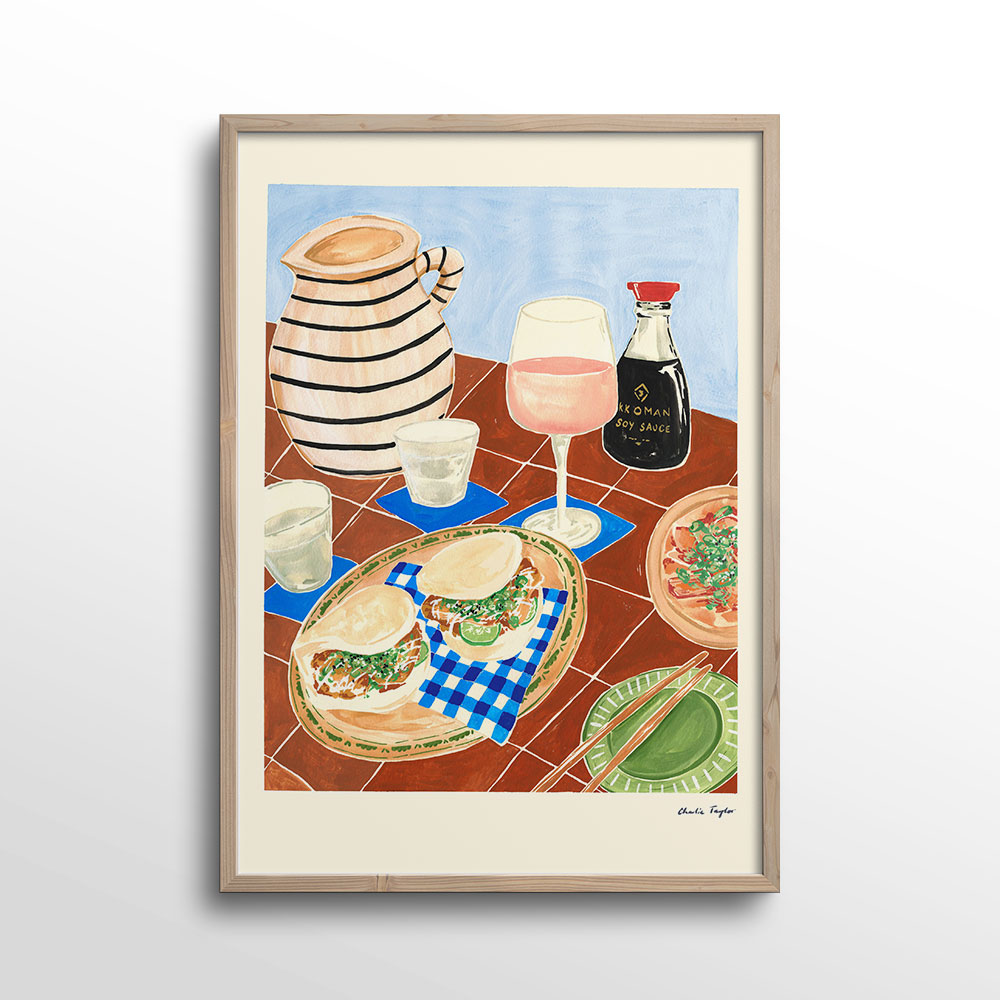Bao-and-a-Rosé-Print