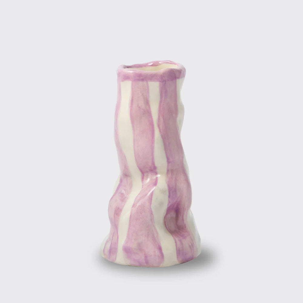 Violet-Candy-Stripe-Vase