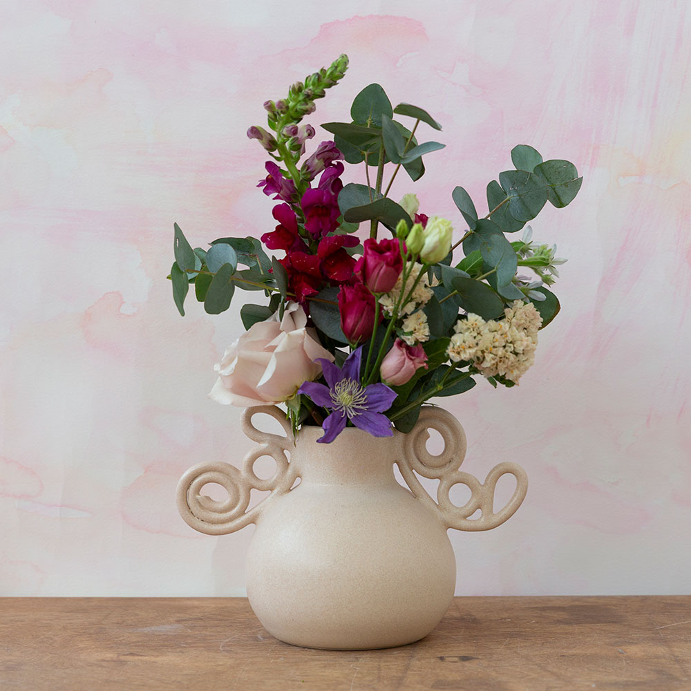 Asymmetric-Blush-Vase