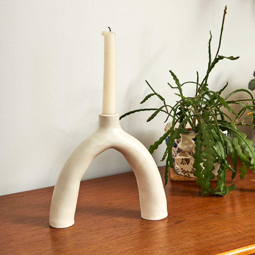 White-Leggy-Candle-Holder
