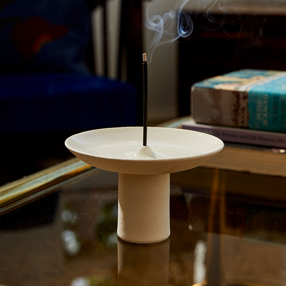Offering-Incense-Holder-White