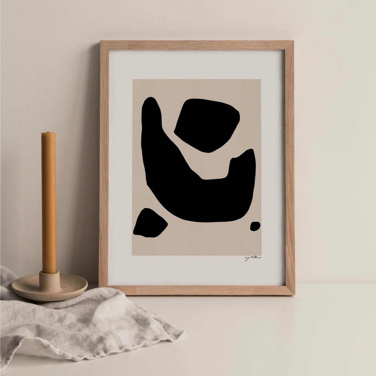 shape-03-art-print-black-cream-abstract-artwork