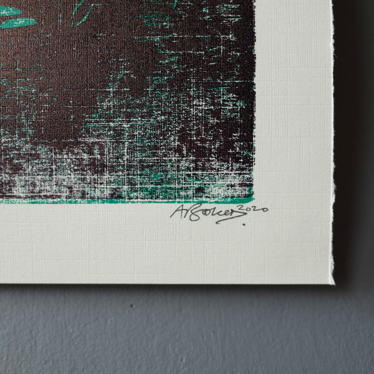 forest-iii-woodcut-print-green-and-black-picture-of-trees-printed-on-paper