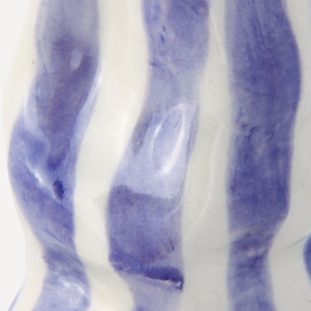 Amethyst-Candy-Stripe-Candle-Holder