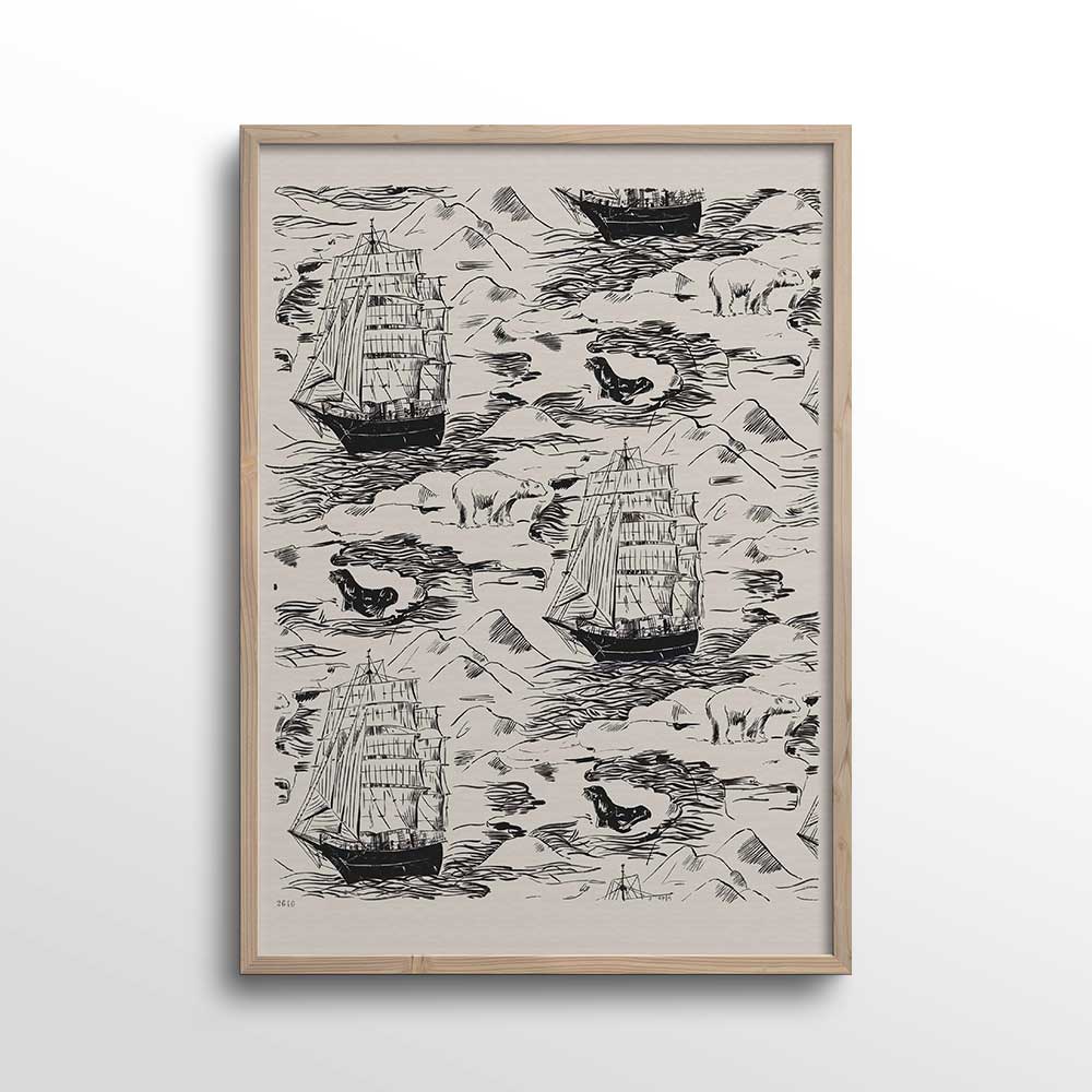 No.024-Arctic-Quest-Vintage-Archive-Poster-Print