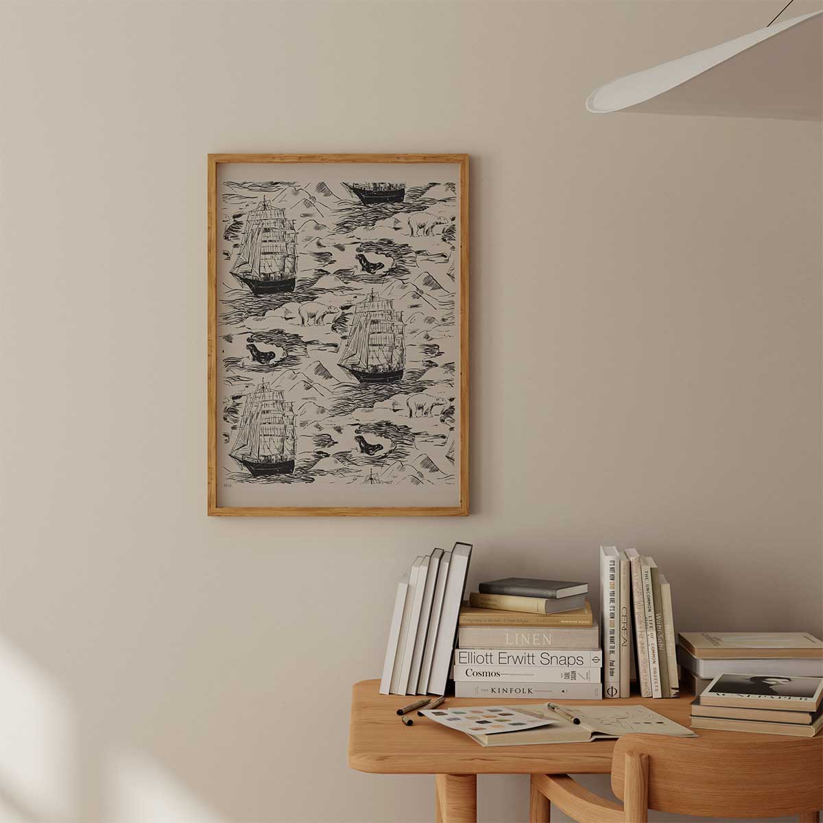 No.024-Arctic-Quest-Vintage-Archive-Poster-Print