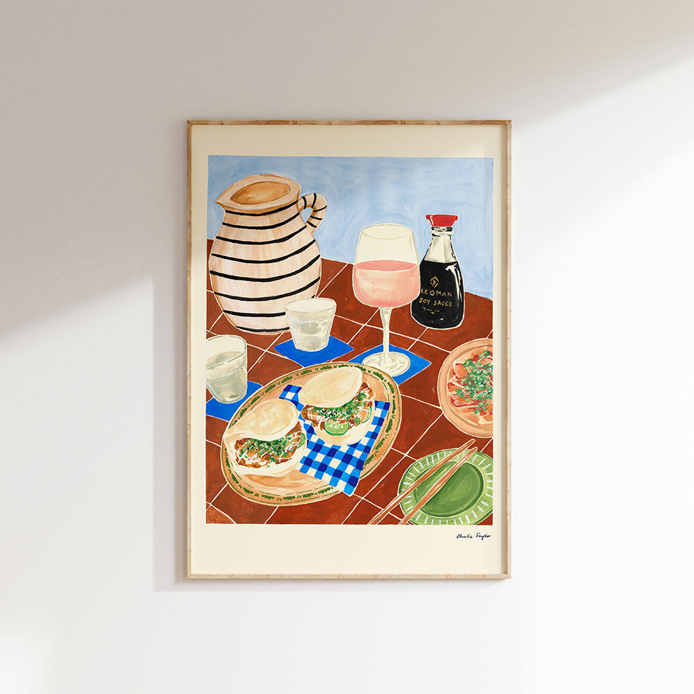 Bao-and-a-Rosé-Print