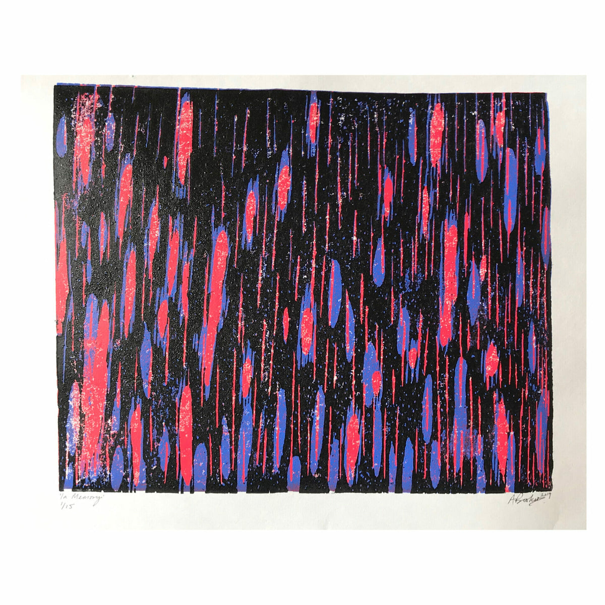 In-Memory-woodcut-print-abstract-art-contemporary-three-colourte
