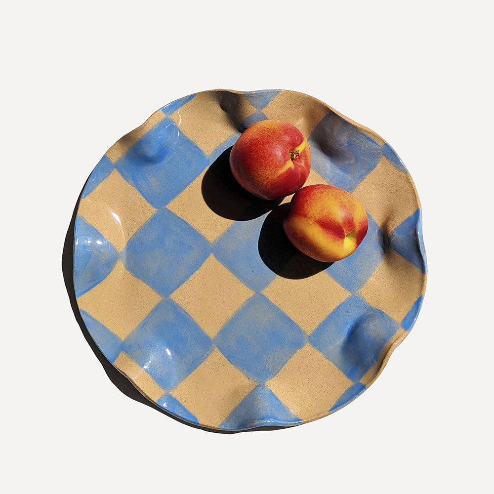 Baby-Blue-Check-Wavy-Serving-Platter