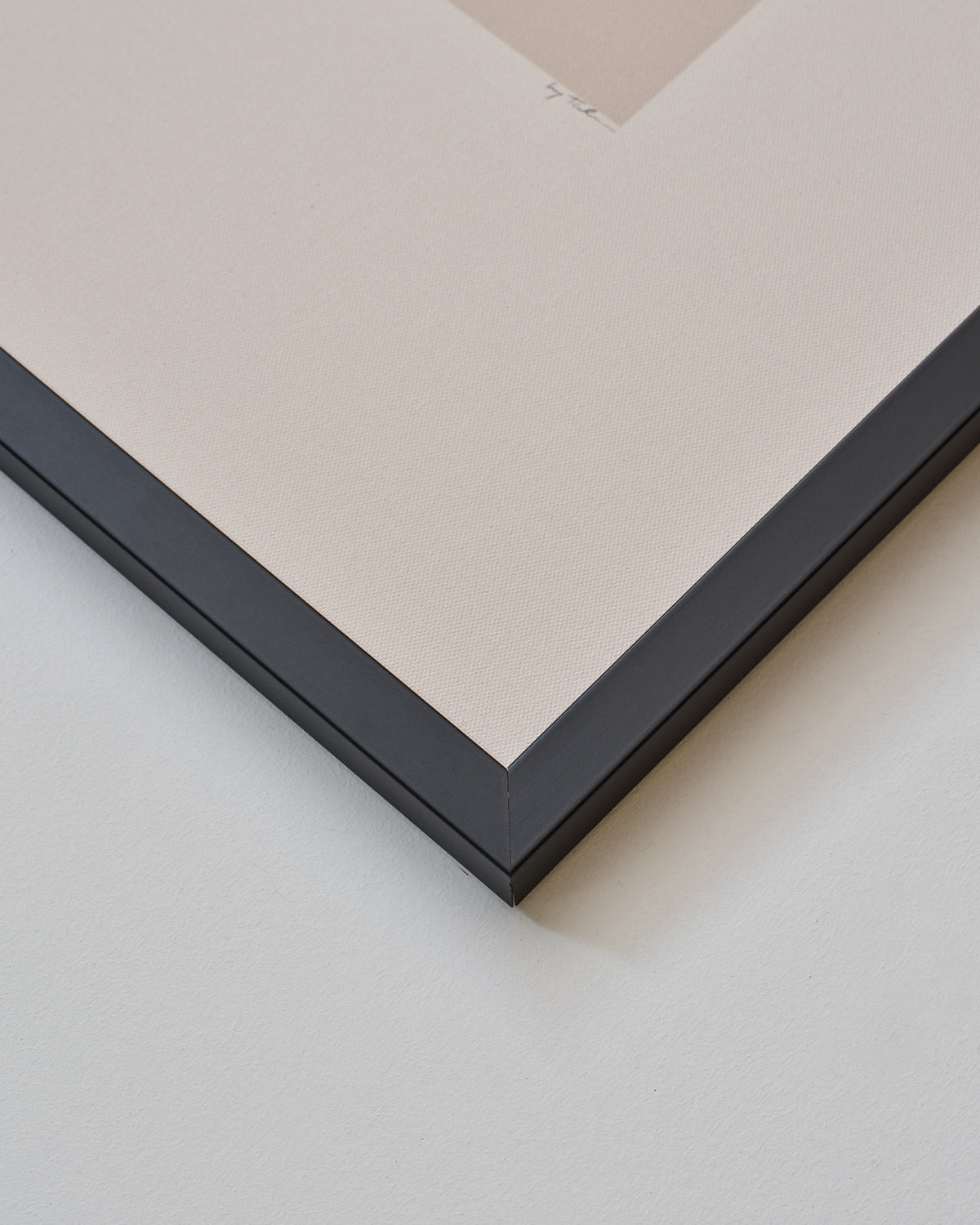 Black wood frame budget-friendly option shown in a product image