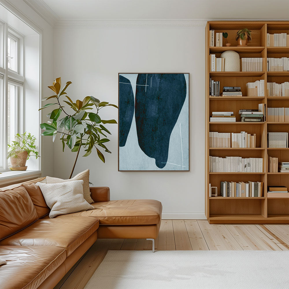 Blue-Study-02-Framed-Print