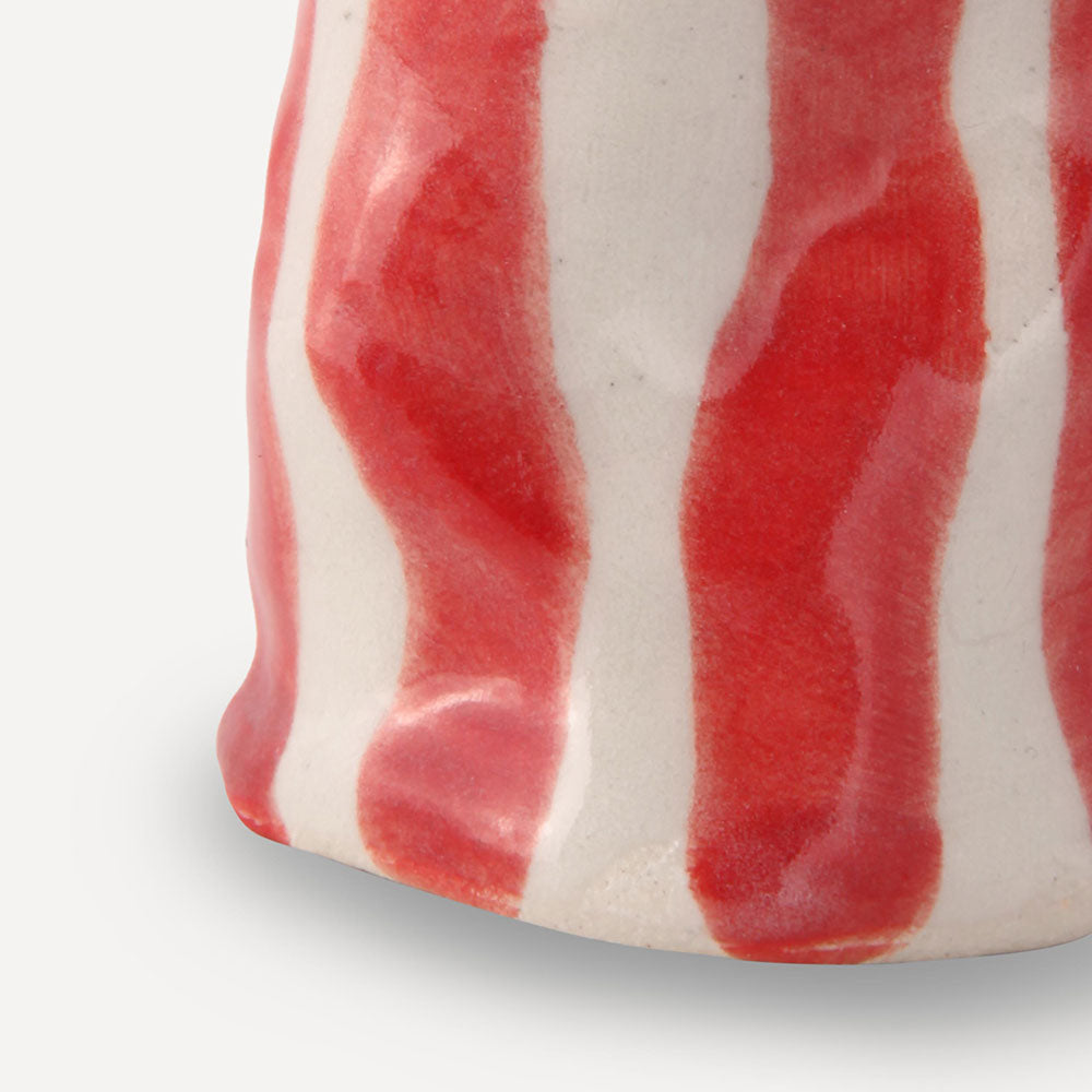 Bright-Red-Candy-Stripe-Candle-Holder