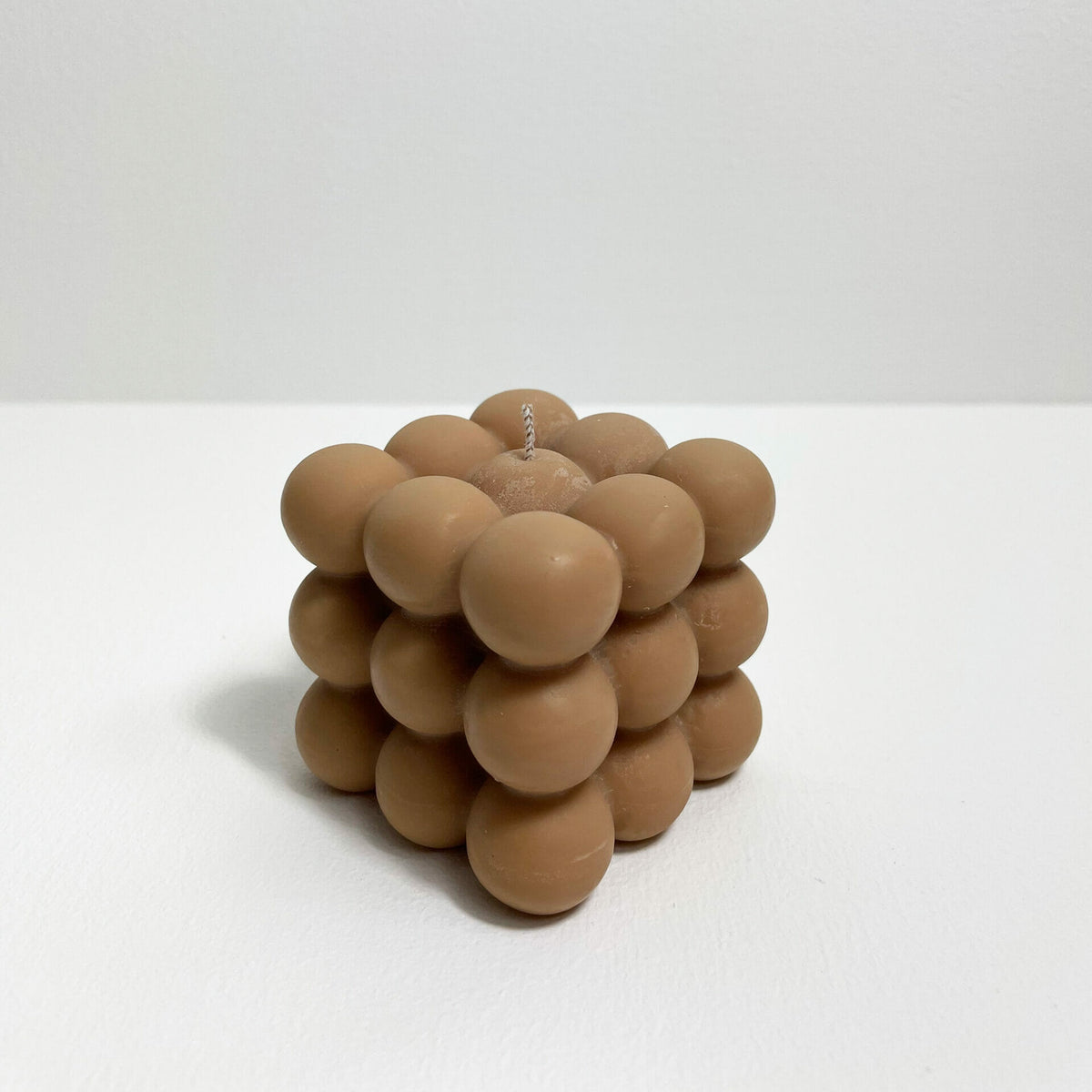 bubble-candle-caramel-cube-shape