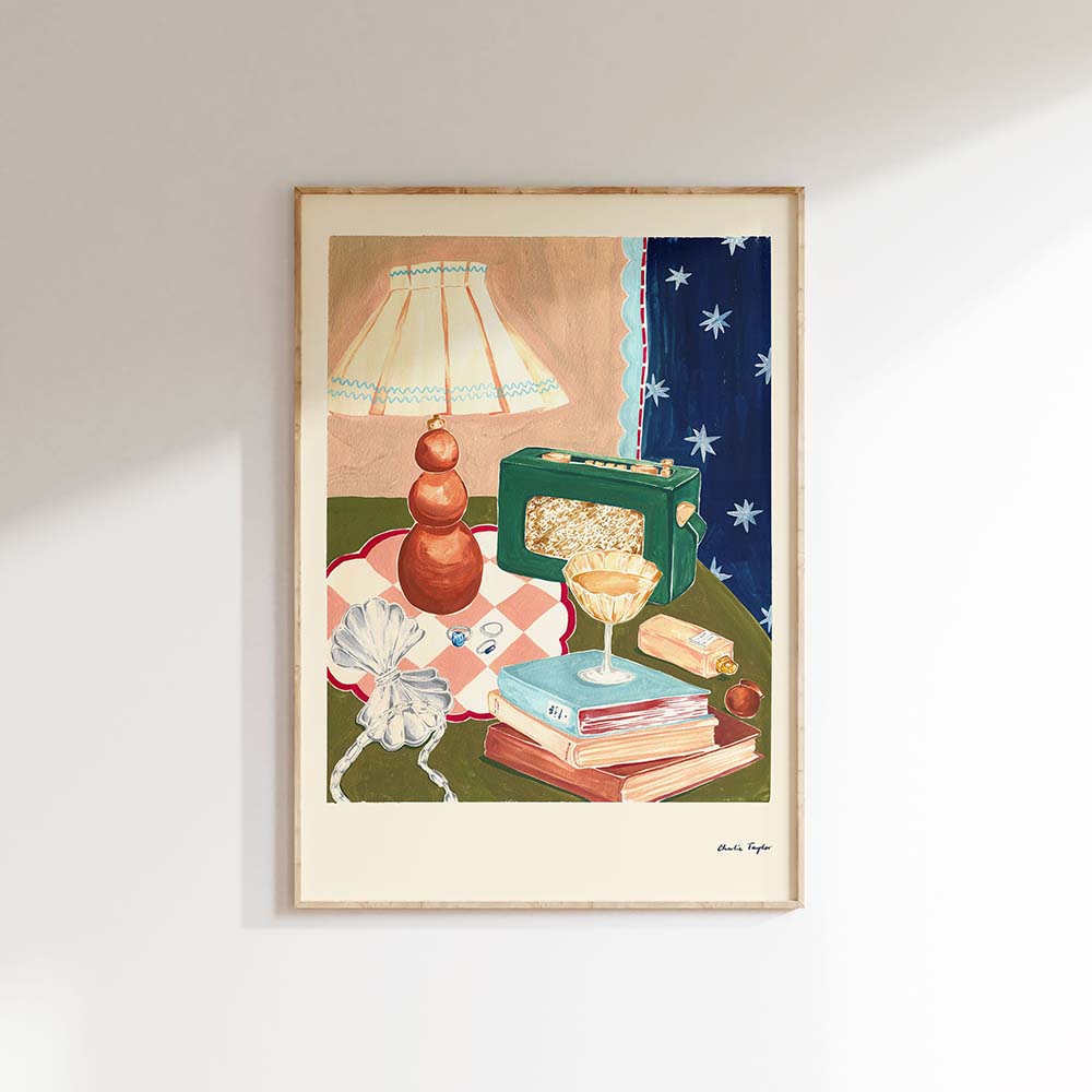 Champagne-Kisses-Print-by-Charlie-Taylor-Design