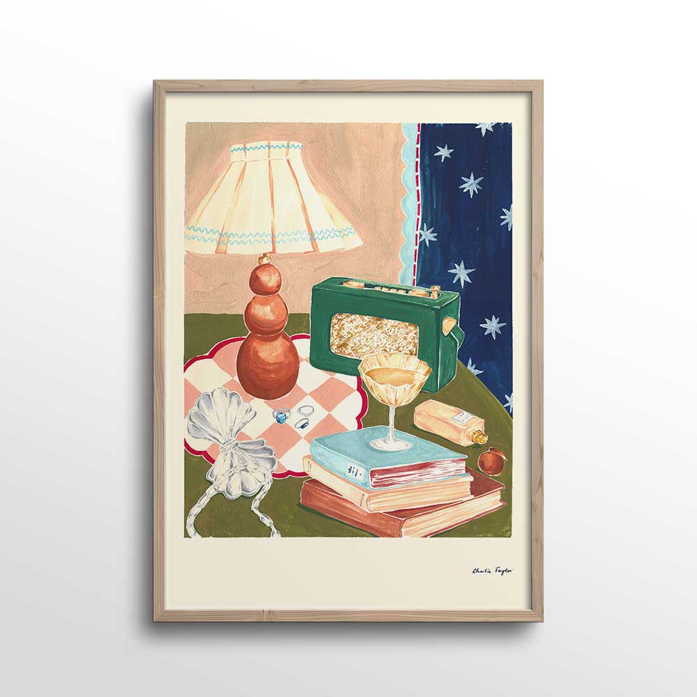 Champagne-Kisses-Print-by-Charlie-Taylor-Design