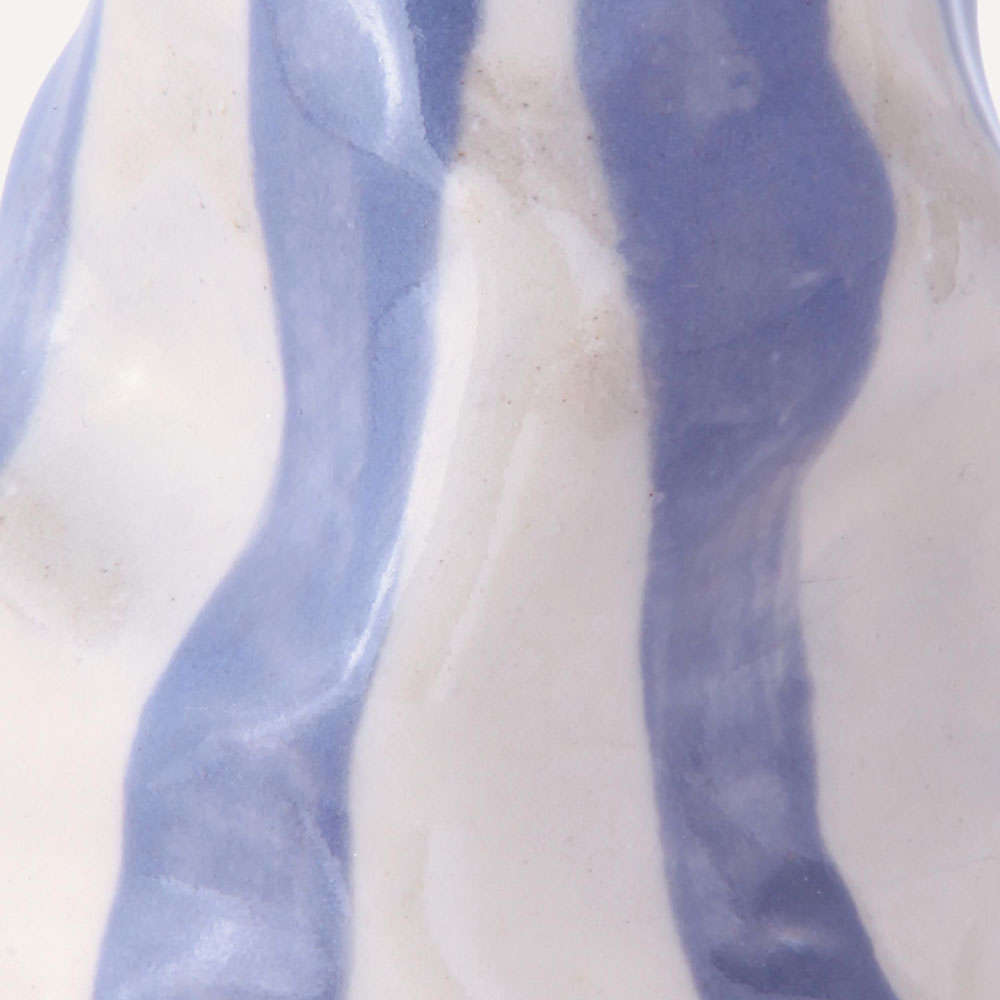 Dark-Lavender-Candy-Stripe-Candle-Holder
