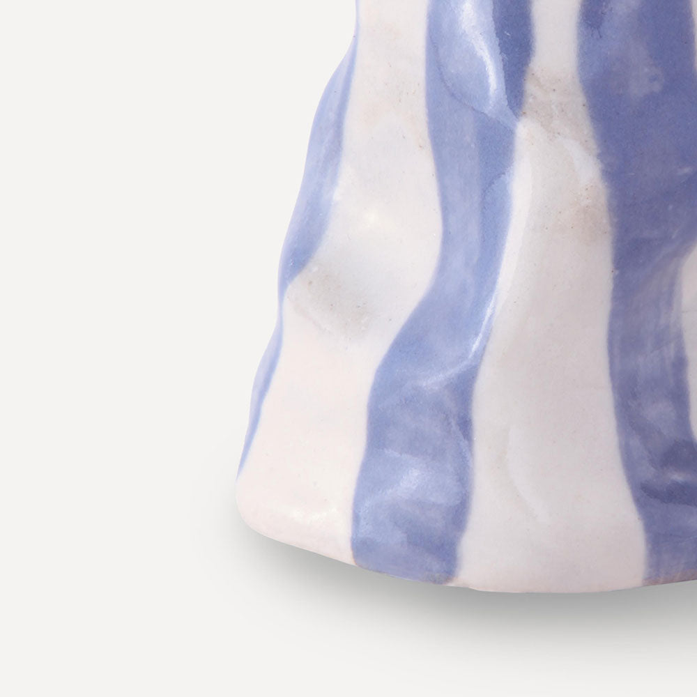 Dark-Lavender-Candy-Stripe-Candle-Holder