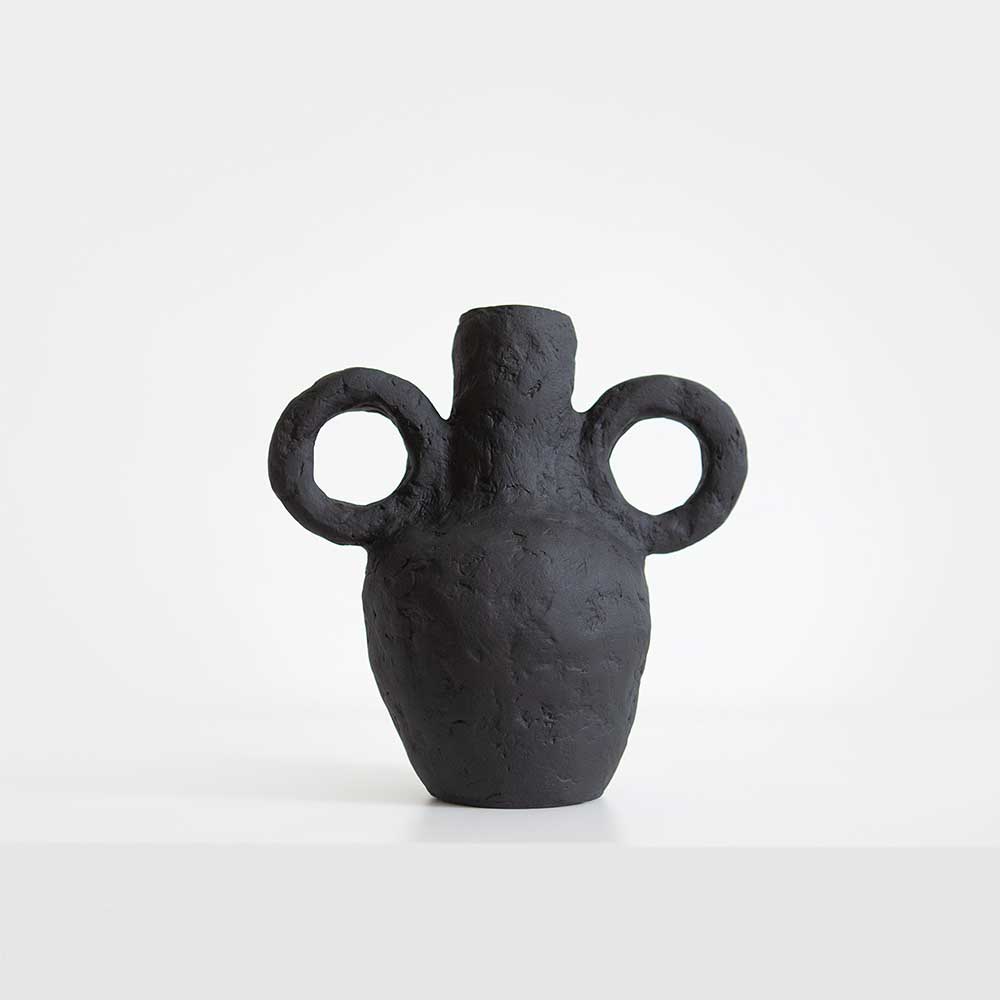 Shura-Vase-Black