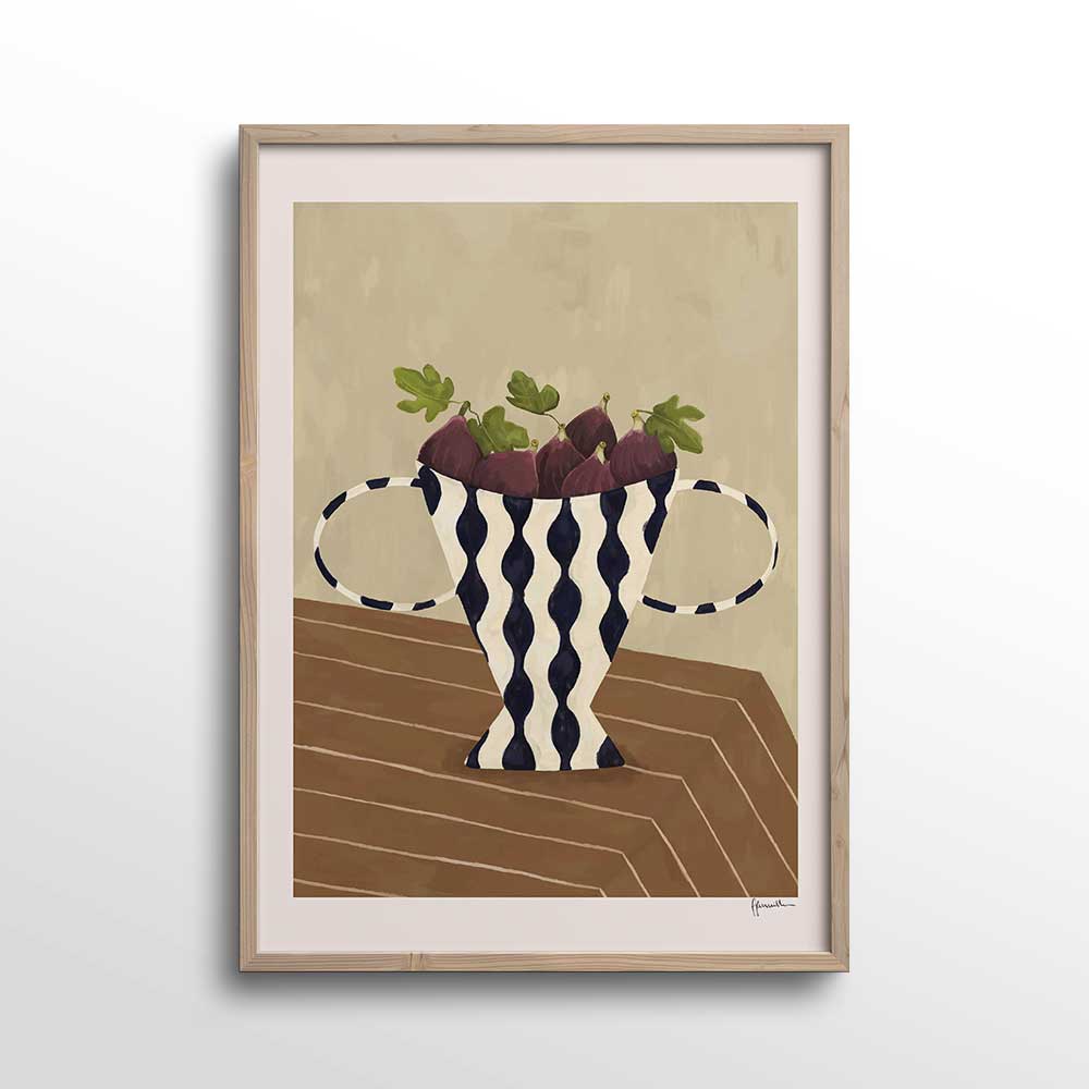 Figs-in-Wavy-Vase-Print