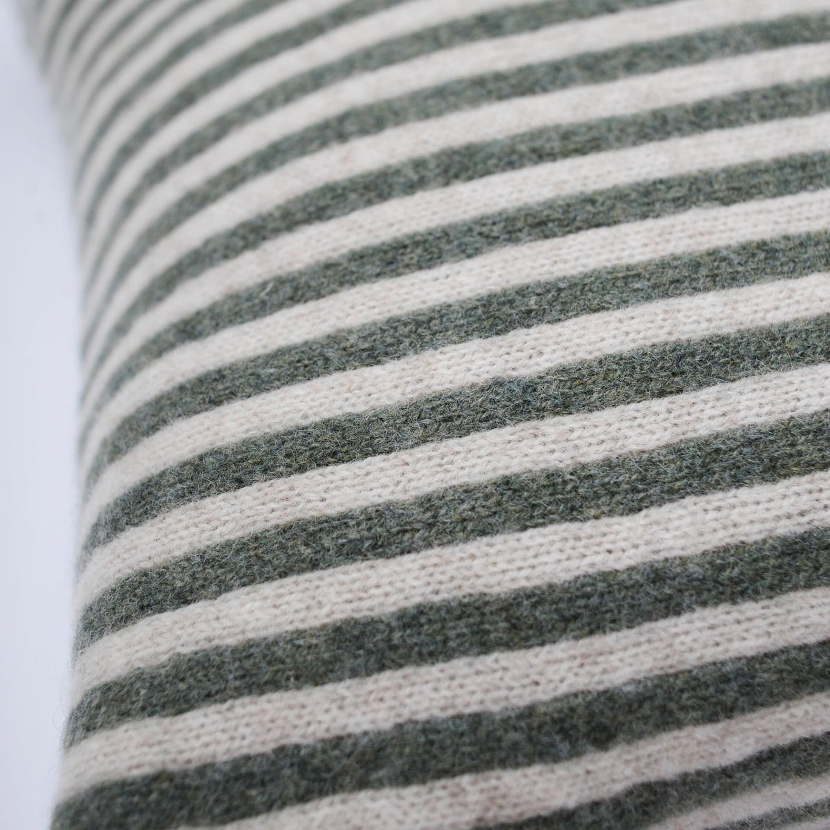 green-bold-stripe-cushion