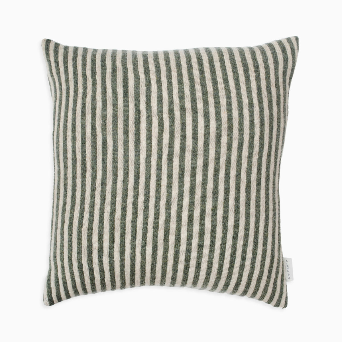 green-bold-stripe-cushion