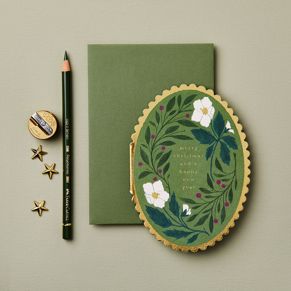 Green-Flora-Merry-Christmas-Card