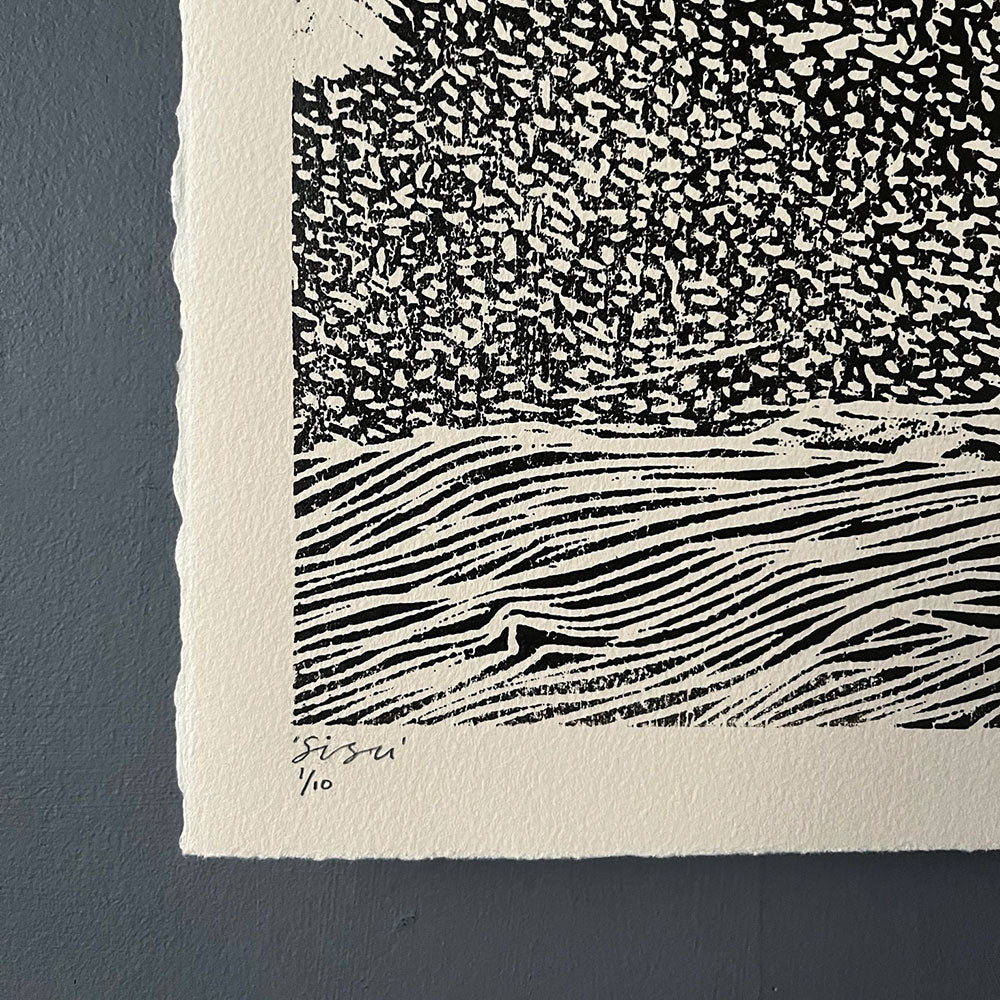 Sisu-Woodcut-Print