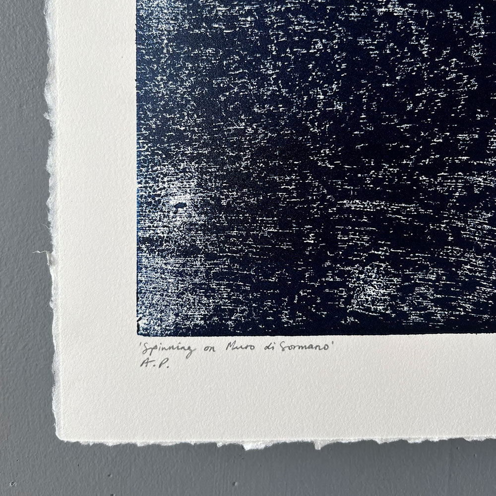 Spinning-on-Muro-di-Sormano-Woodcut-Print