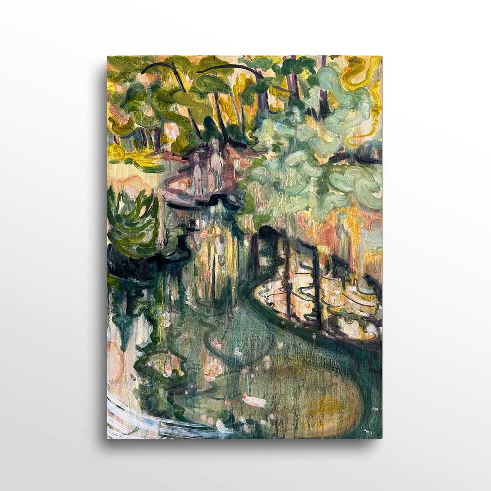 In-the-Japanese-Garden-Oil-Painting