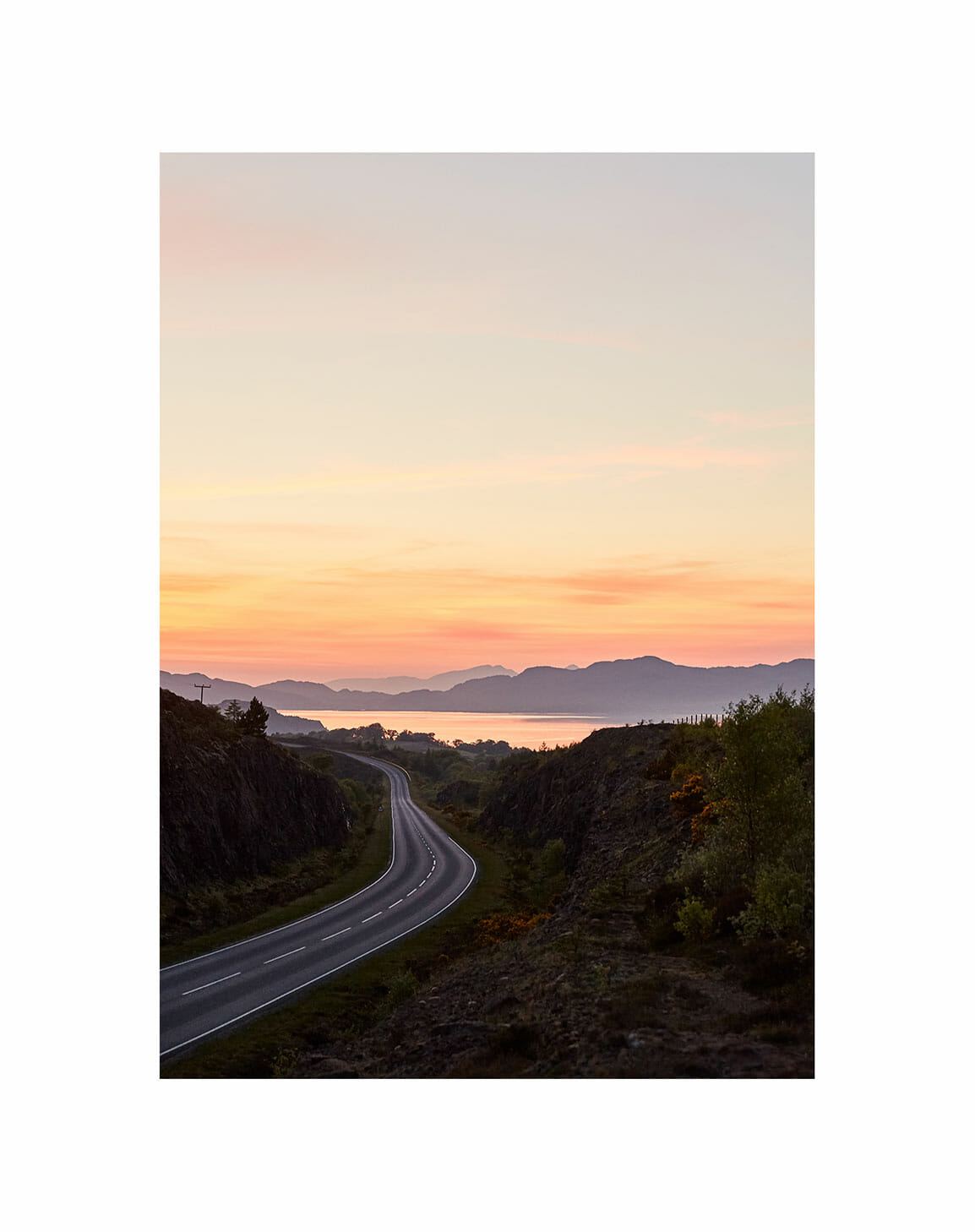 Isle of Mull Giclée photo print sunset