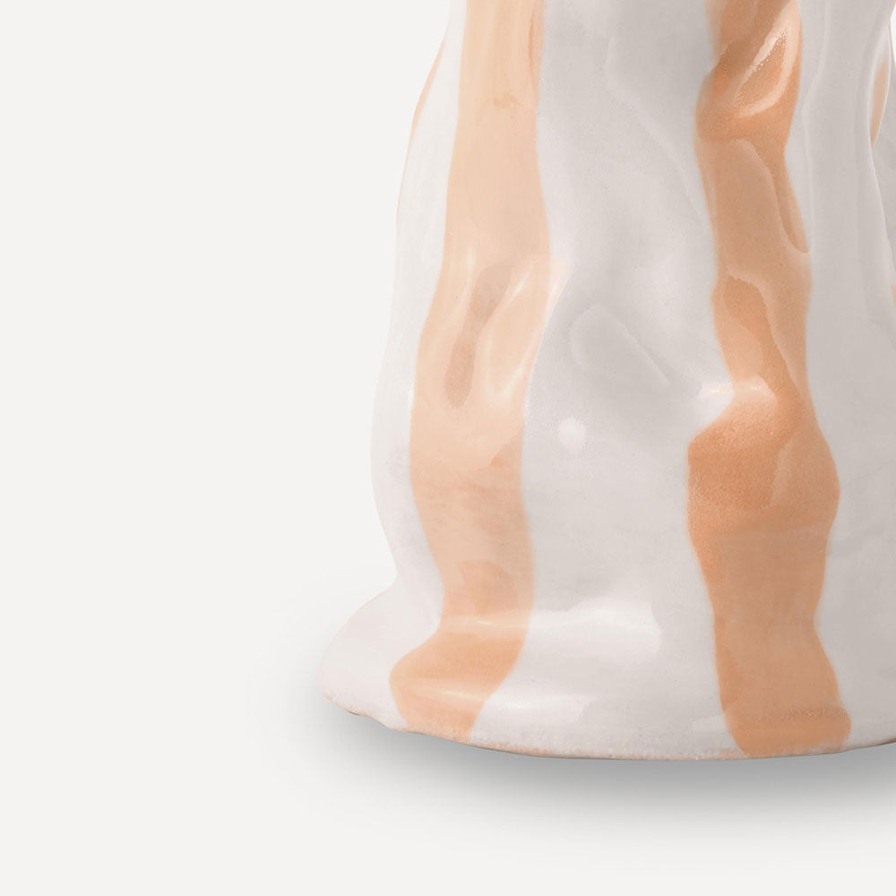 Ivory-Beige-Candy-Stripe-Vase