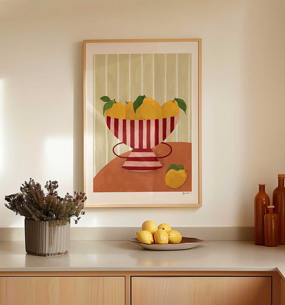 Lemons-in-Striped-Bowl-Print