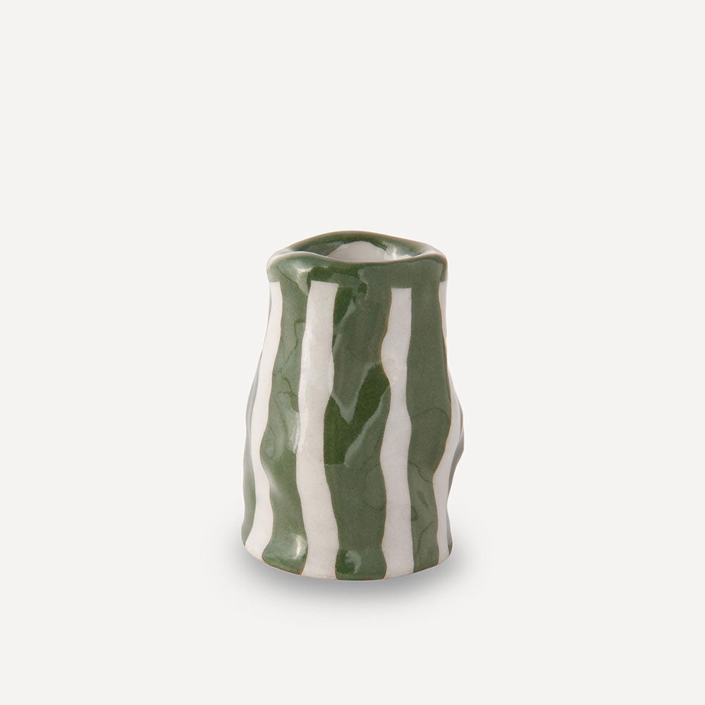 Light-Green-Candy-Stripe-Candle-Holder