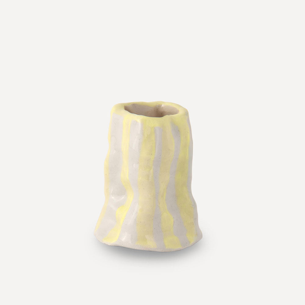 Light-Yellow-Stripe-Candle-Holder