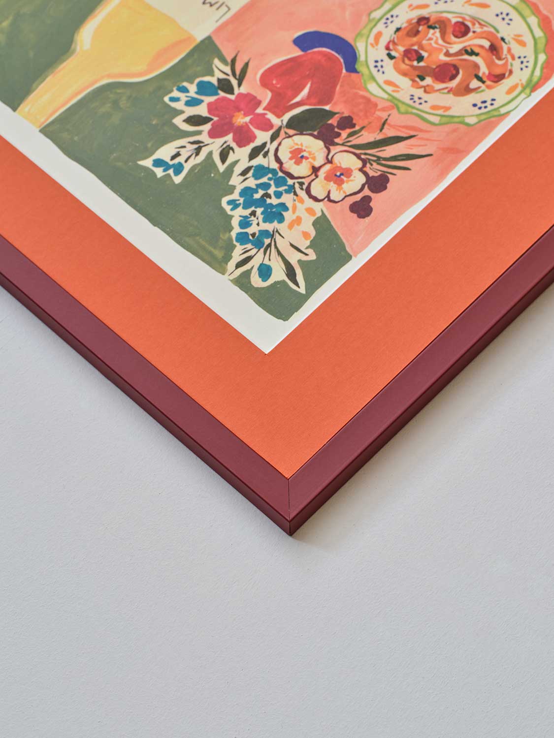 Maroon Slim Frame