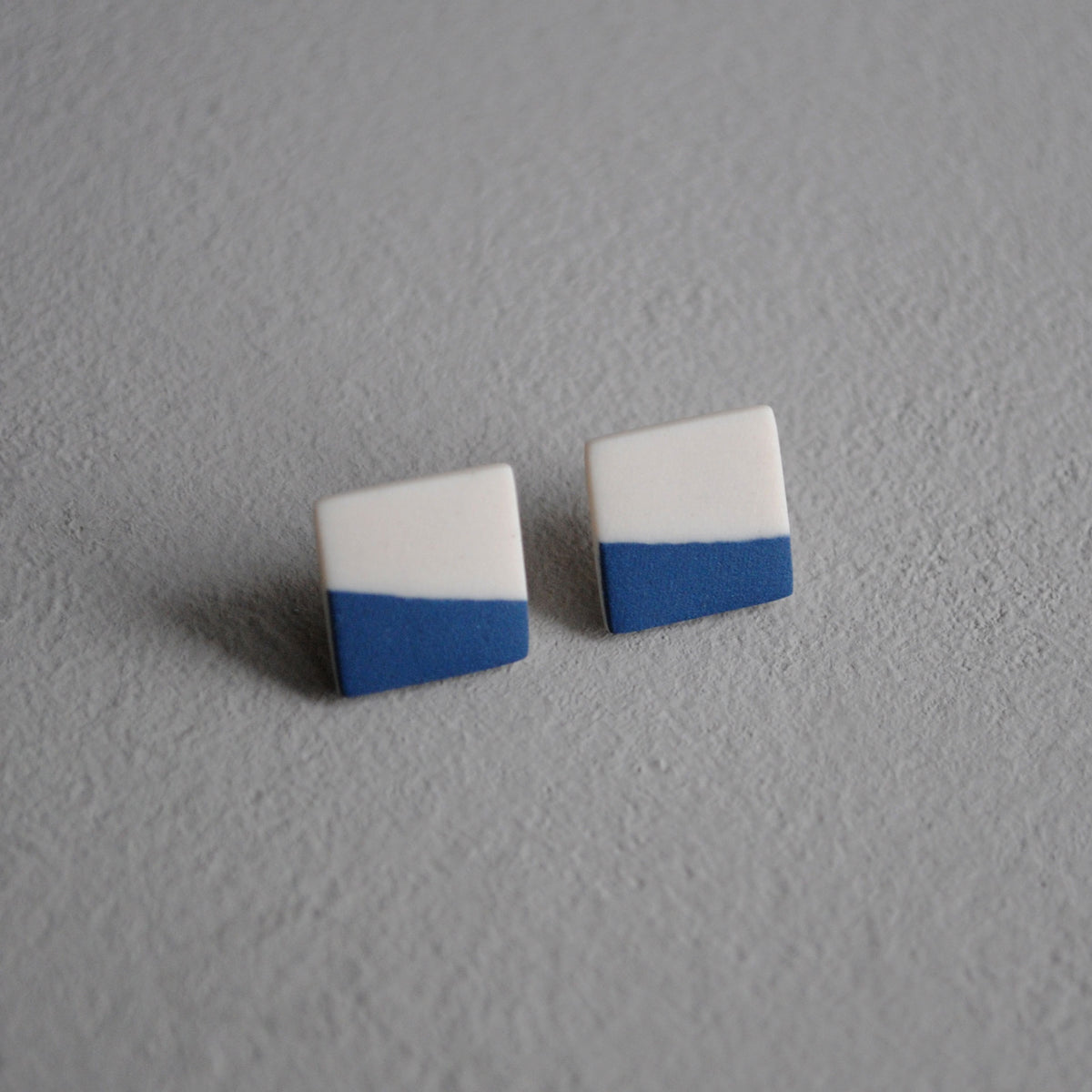 Porcelain-Stud-Earrings-Midnight-Blue-and-White