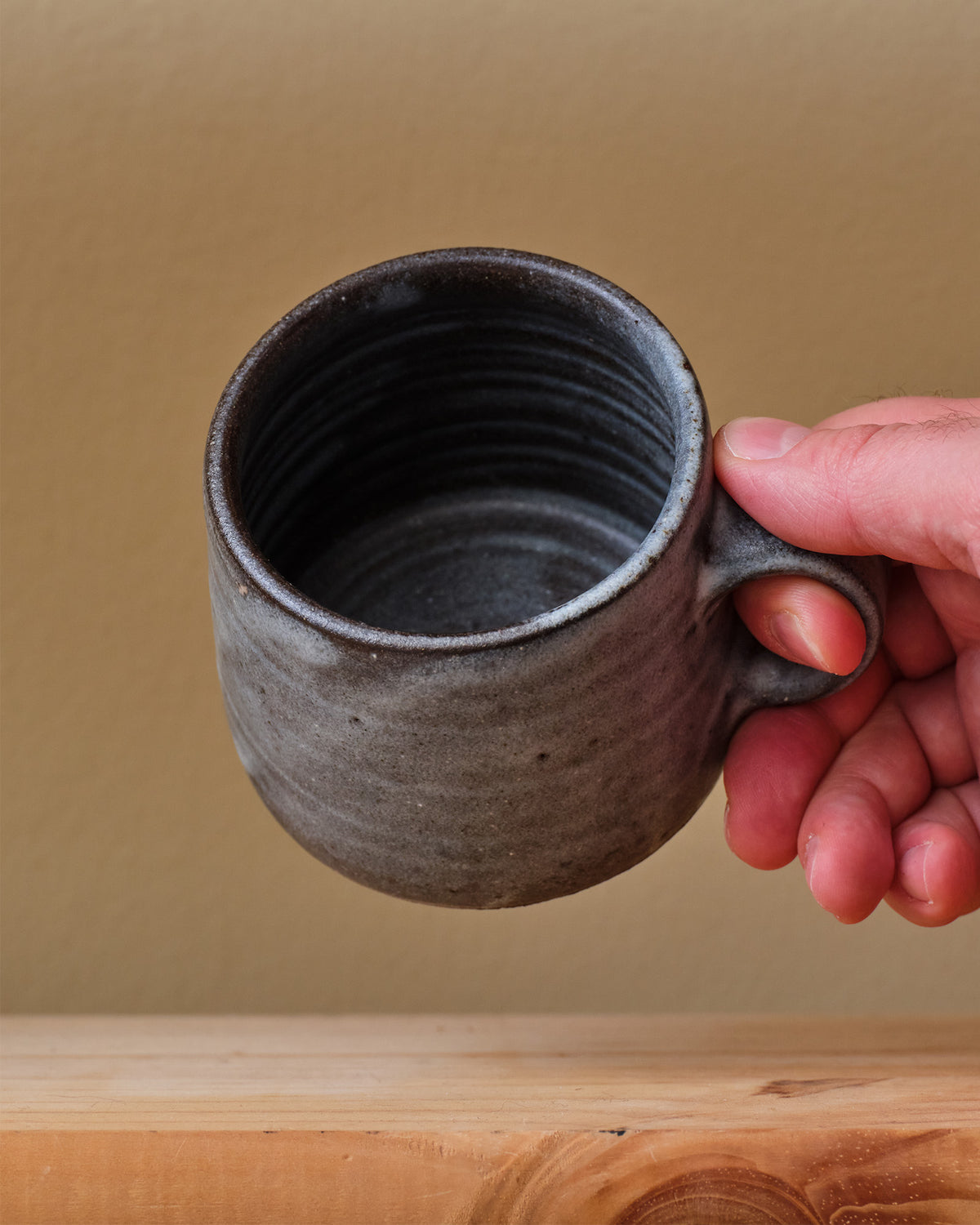 Mottled Blue Mug