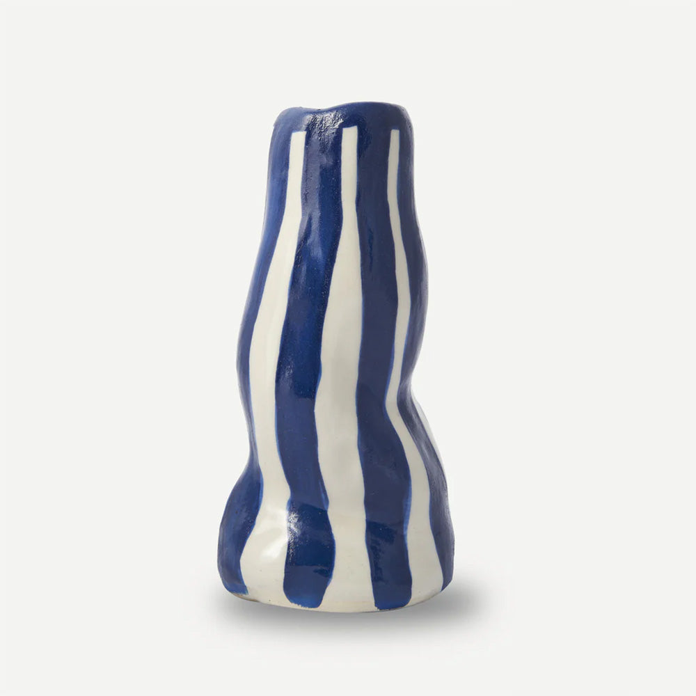 Navy-Candy-Stripe-Vase