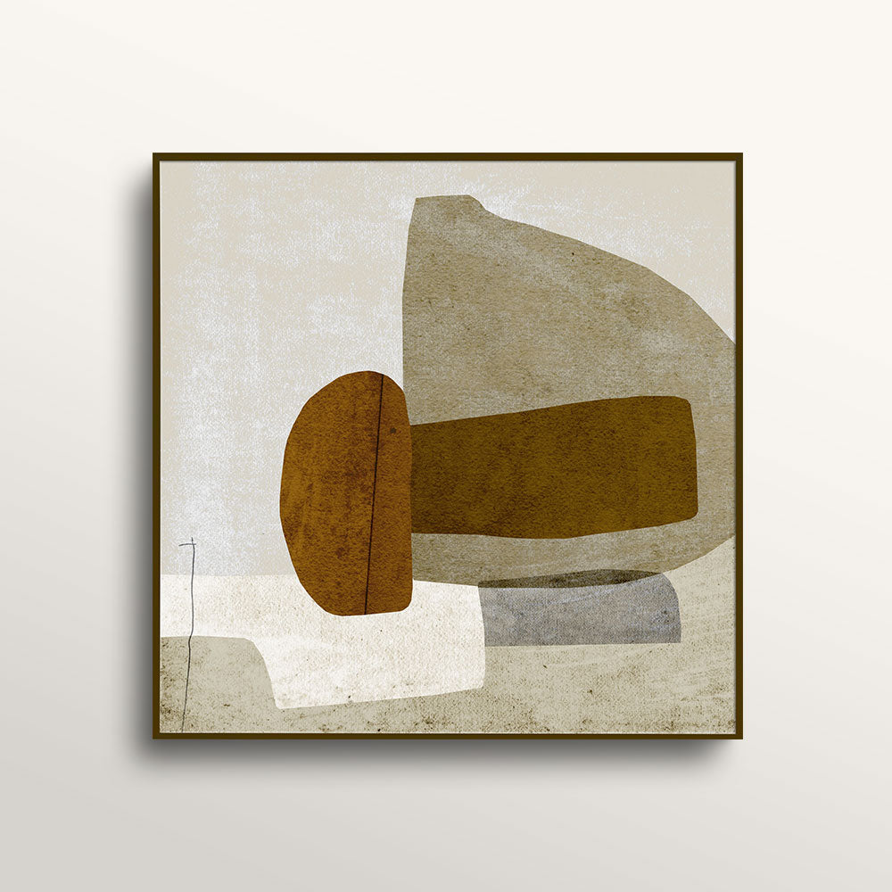 Neutrals-Abstract-Framed-Print