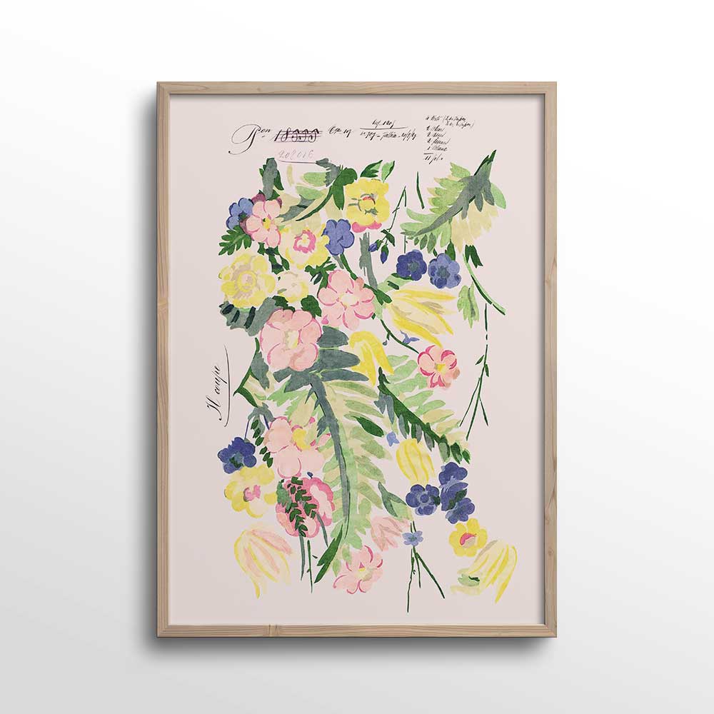 No.015-Lady-Garden-Vintage-Archive-Poster-Print
