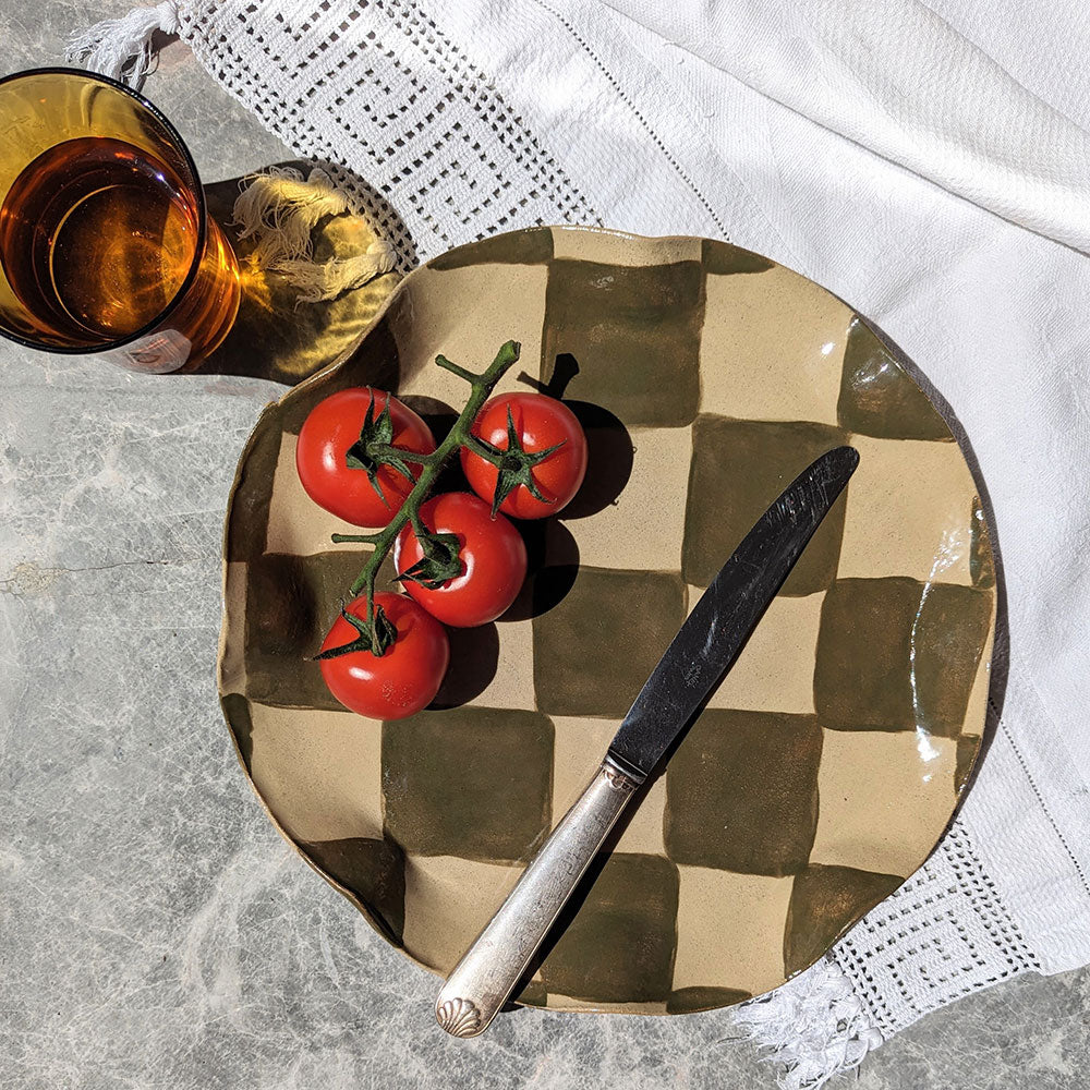 Olive-Wavy-Check-Platter