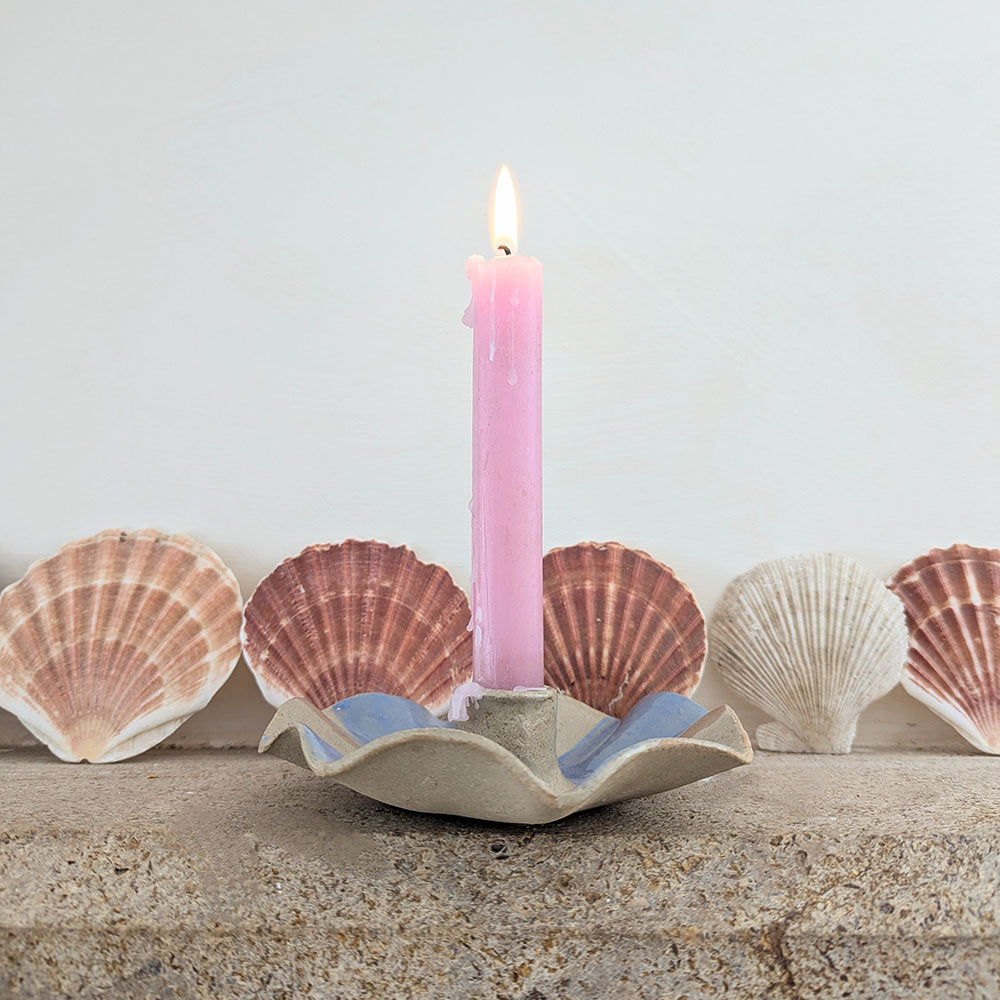 Baby-Blue-Check-Scalloped-Candle-Holders