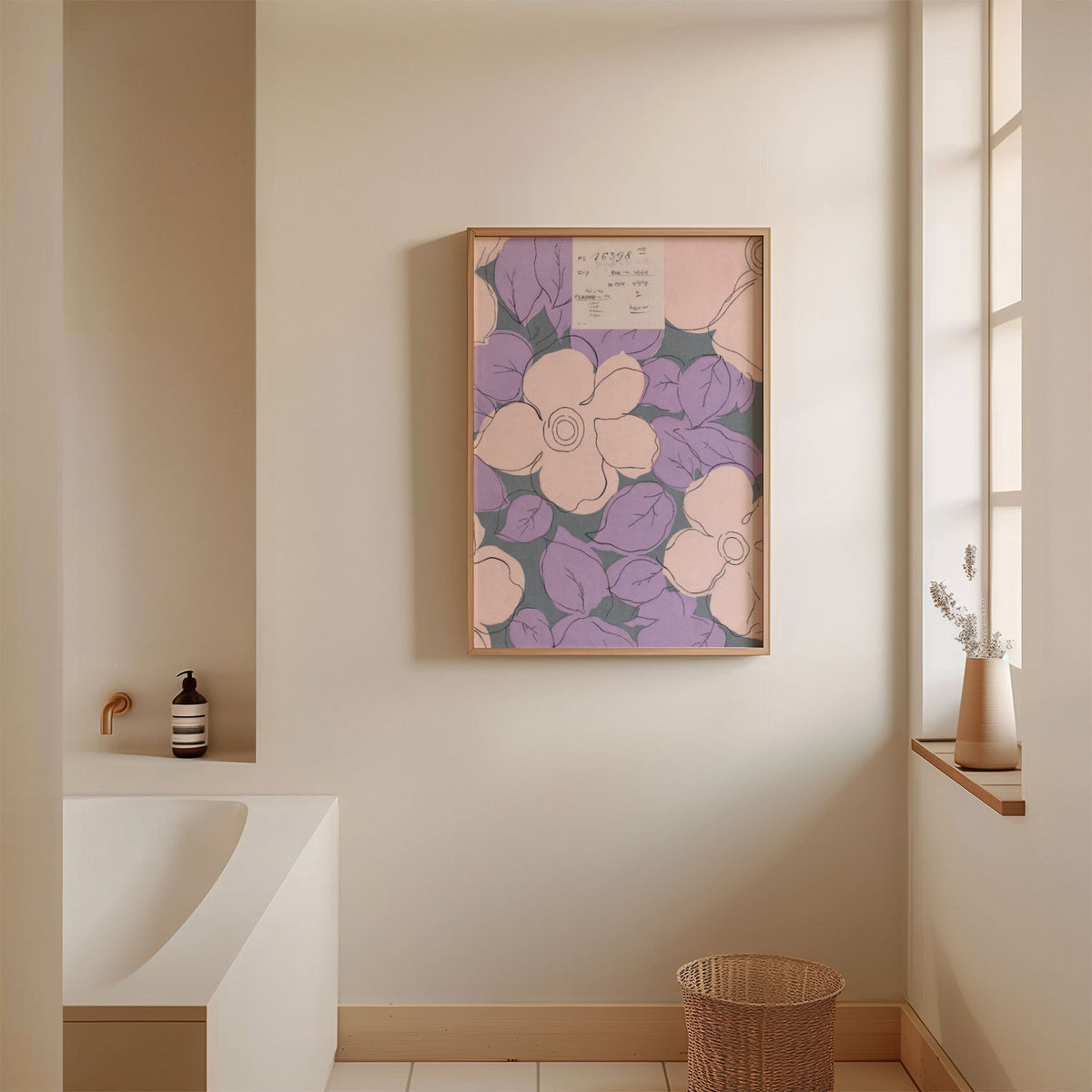 No.062-Petals-Vintage-Archive-Poster-Print