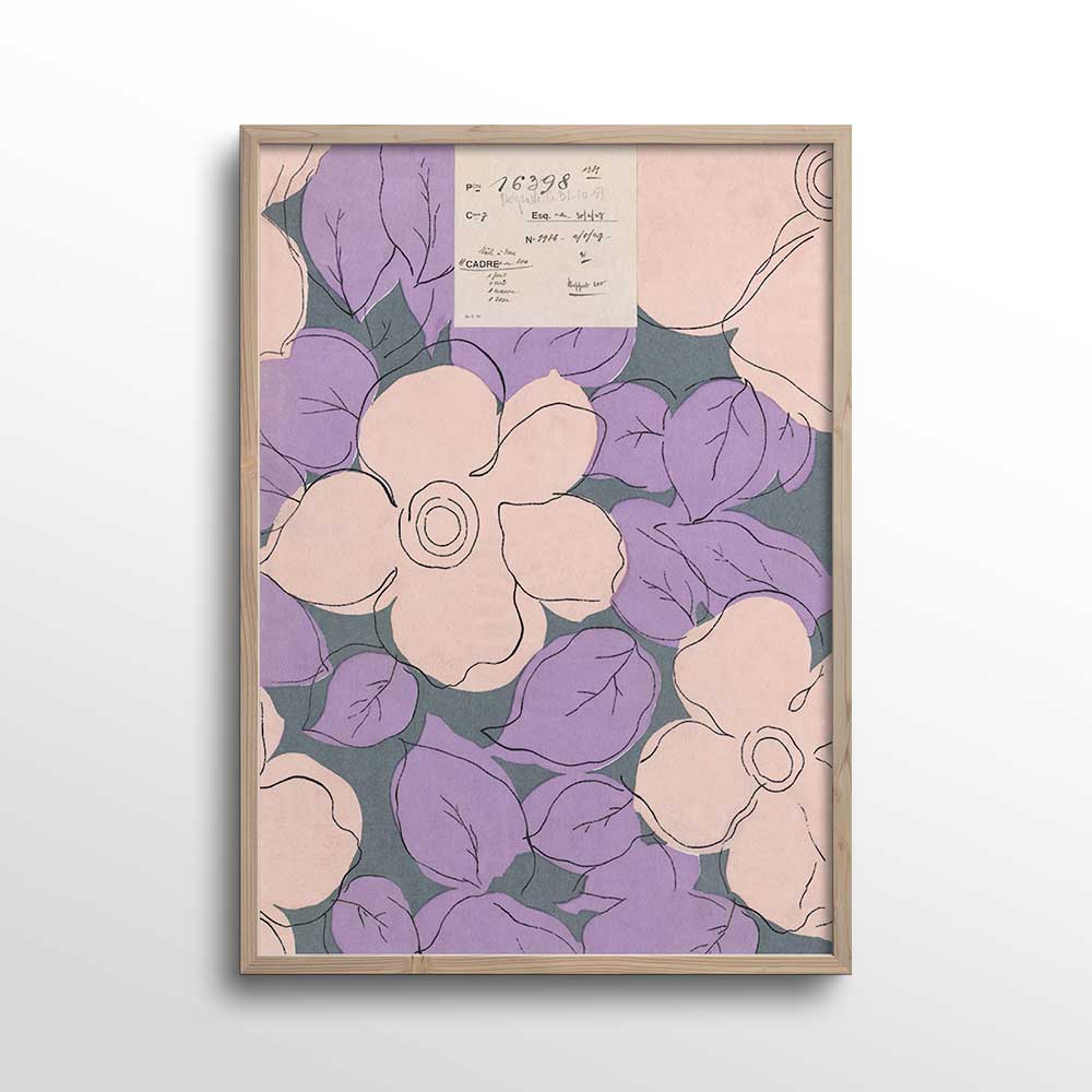 No.062-Petals-Vintage-Archive-Poster-Print