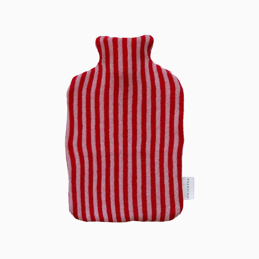 Pink-and-Red-Bold-Stripe-Hot-Water-Bottle