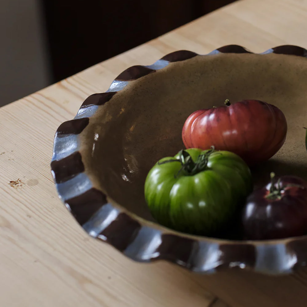 Baby-Blue-Chocolate-Brown-Frill-Serving-Bowl