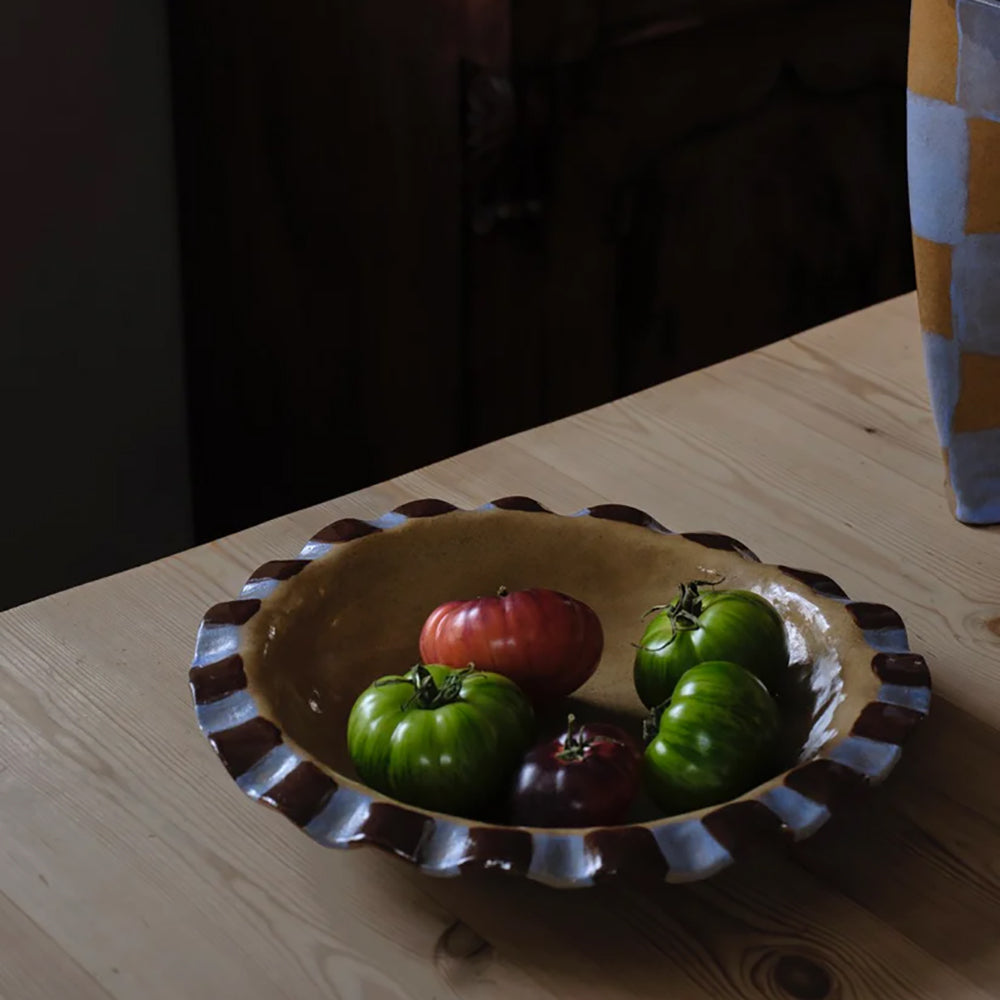 Baby-Blue-Chocolate-Brown-Frill-Serving-Bowl