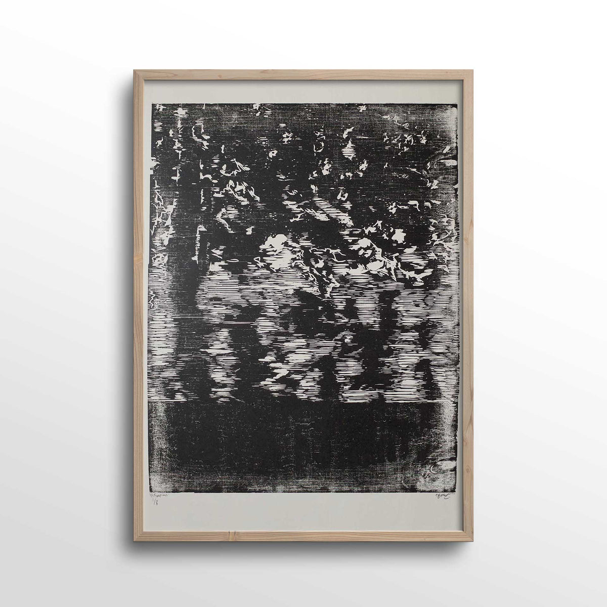 reflections-woodcut-print