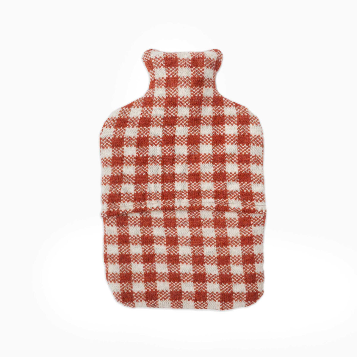 rust-gingham-hot-water-bottle